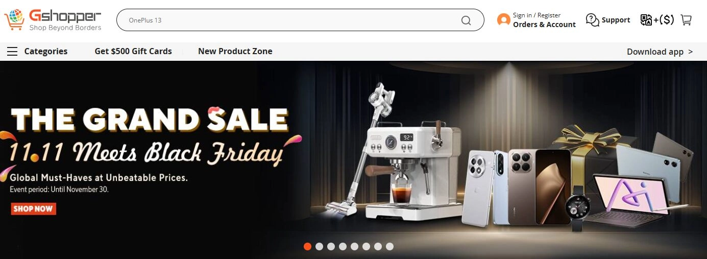 Strona internetowa sklepu