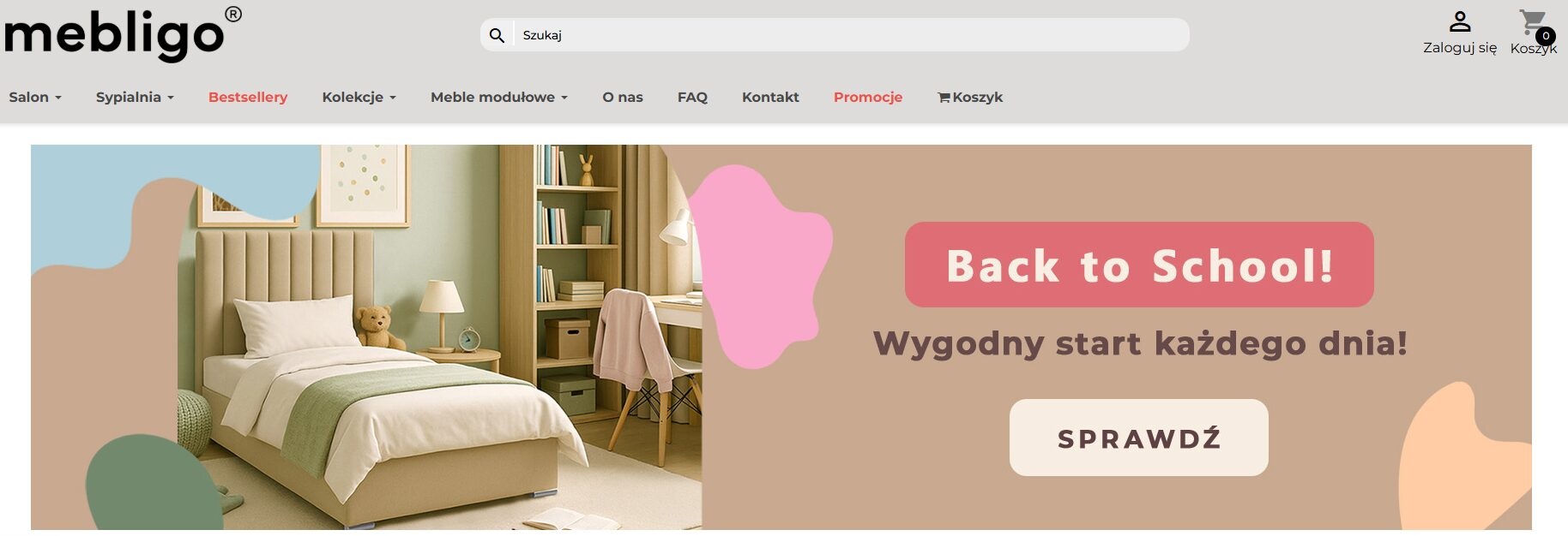 Strona internetowa sklepu