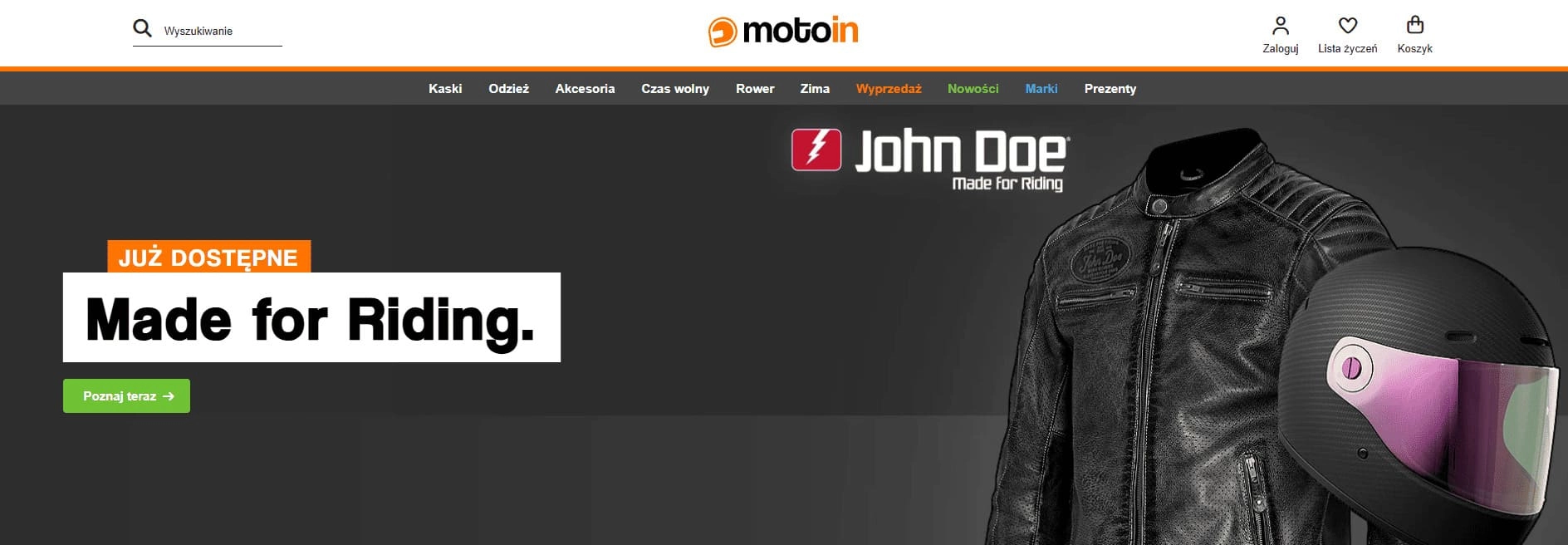 Strona internetowa sklepu