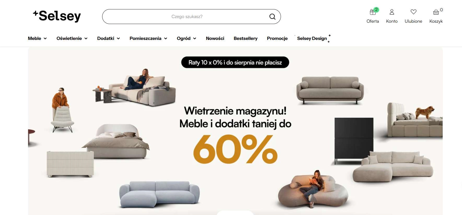 Strona internetowa sklepu