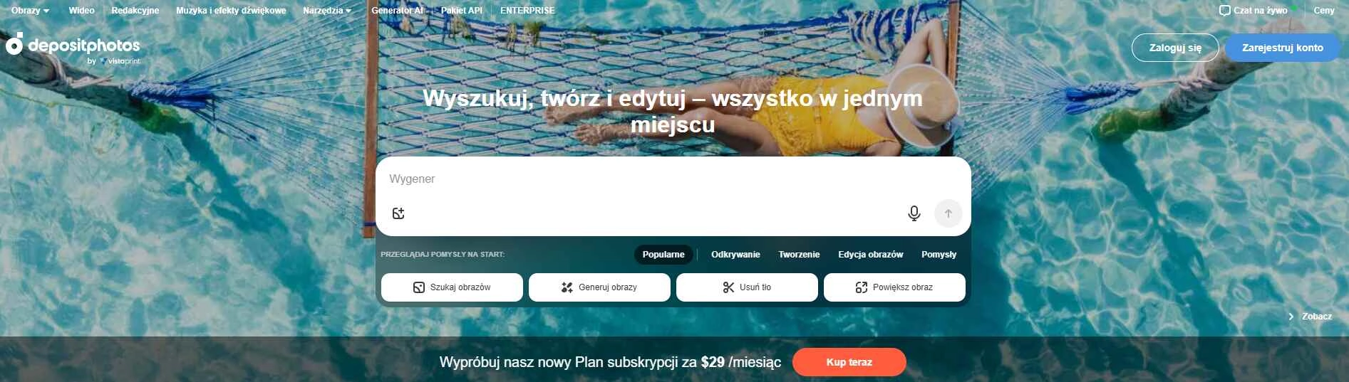 Strona internetowa sklepu