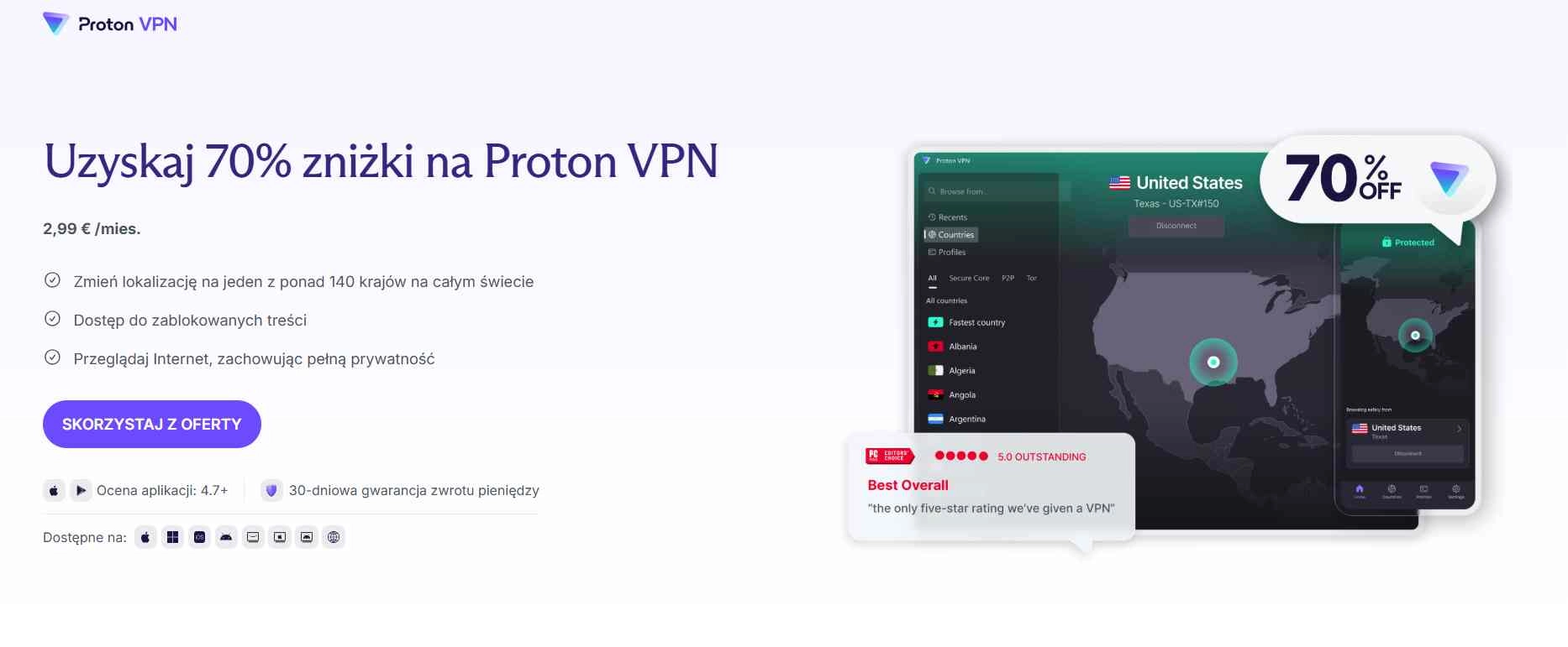 Strona internetowa sklepu