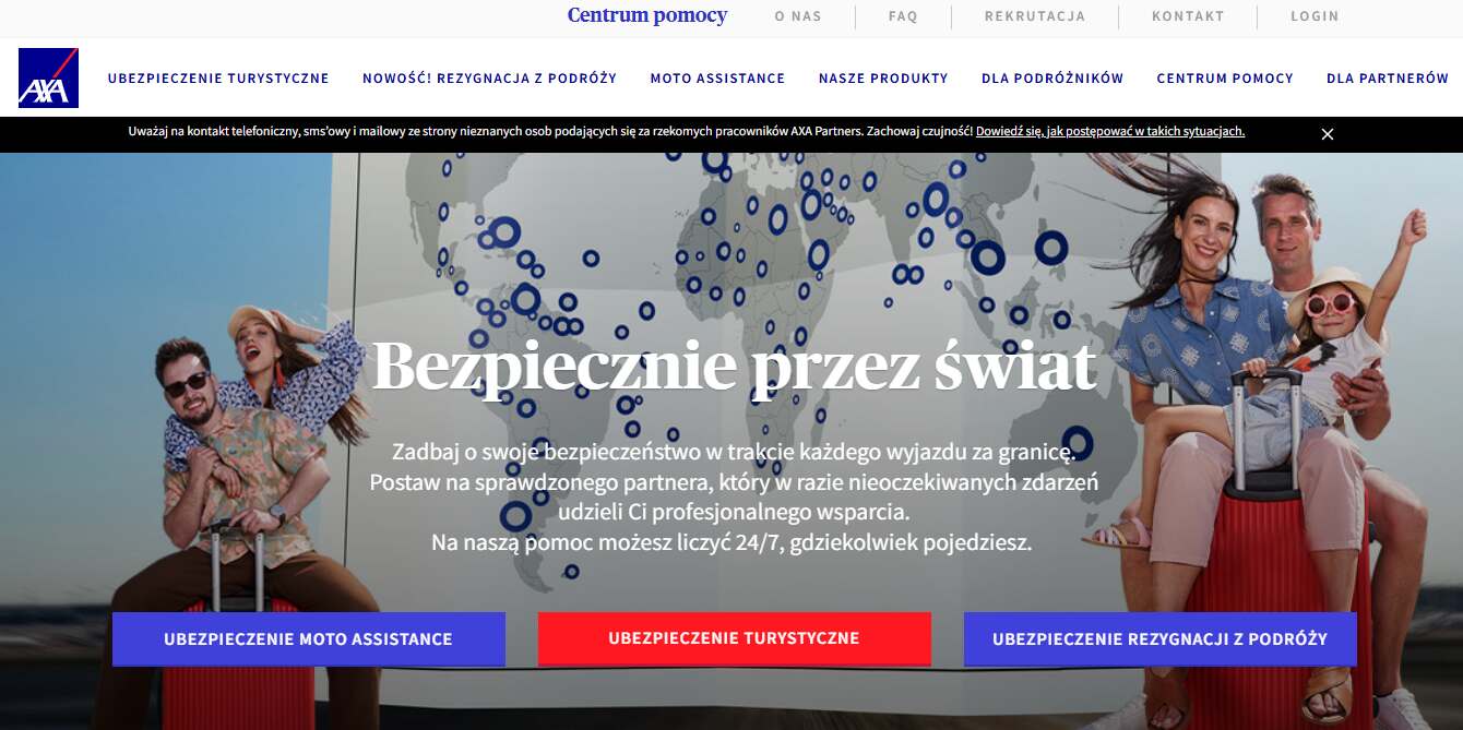 Strona internetowa ubezpieczalni