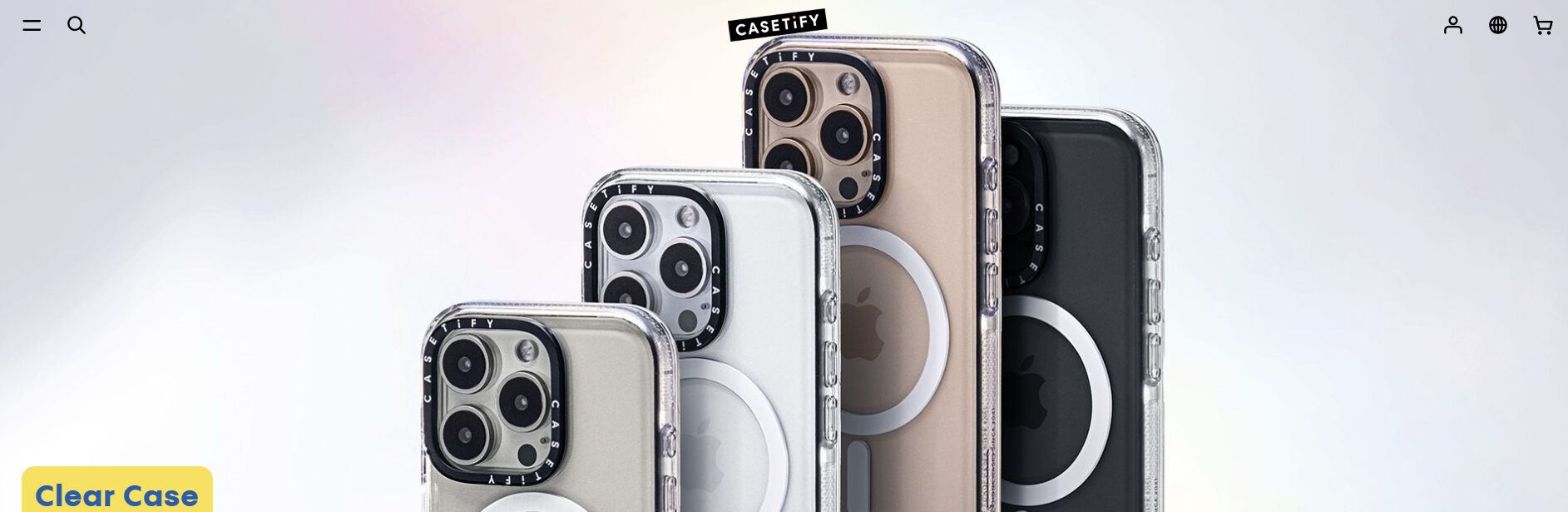 Casetify - strona internetowa skelpu