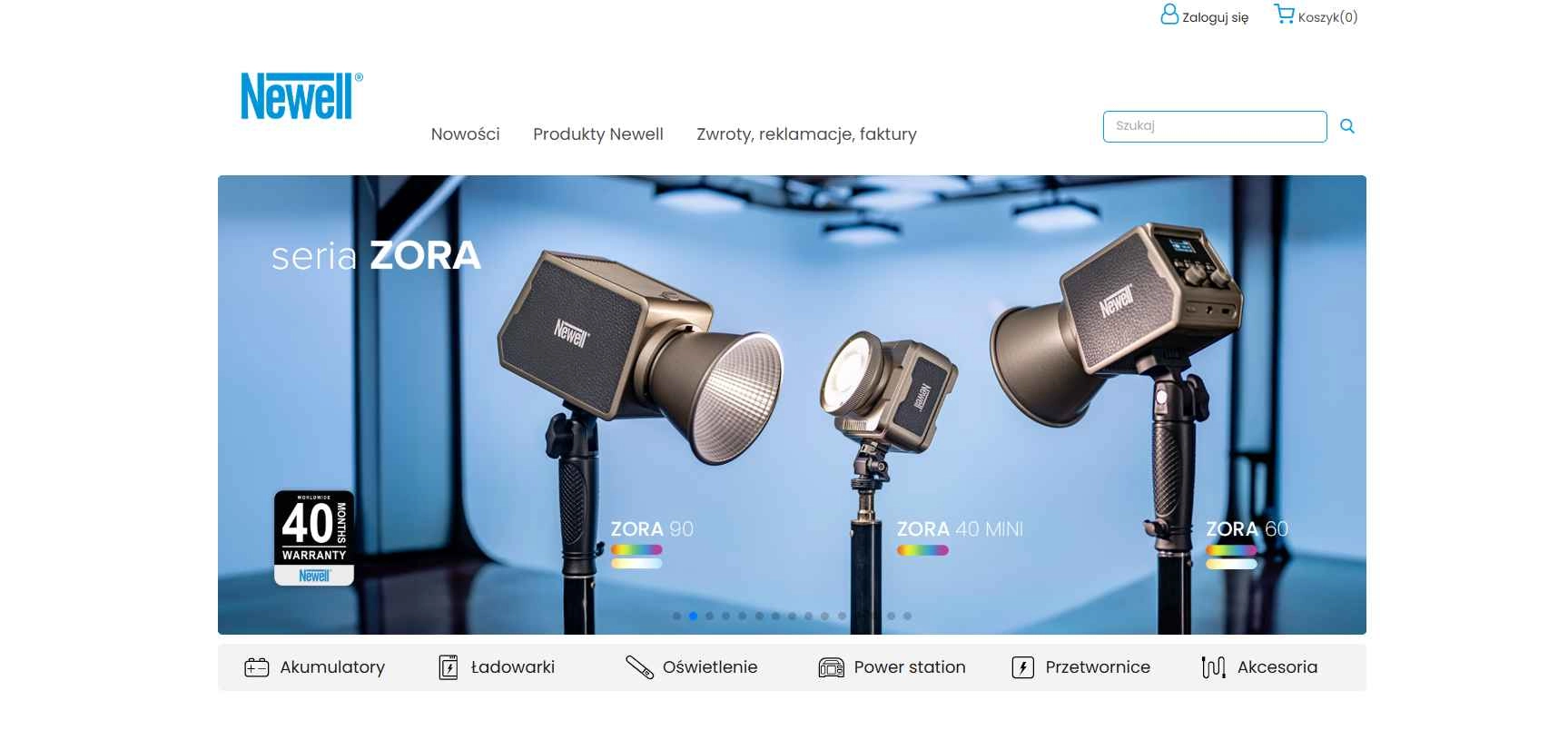 Strona internetowa sklepu