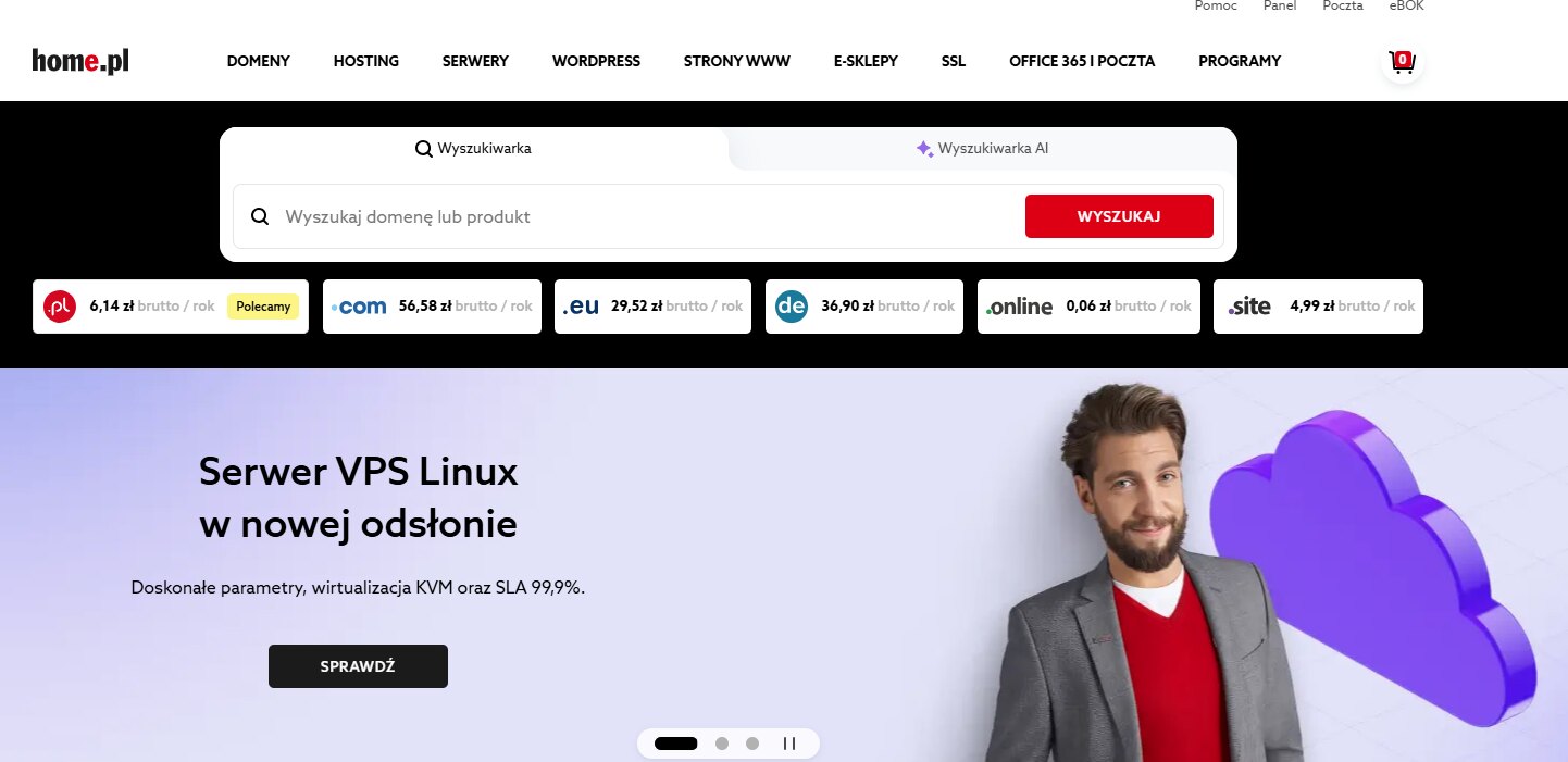 Home - strona internetowa sklepu