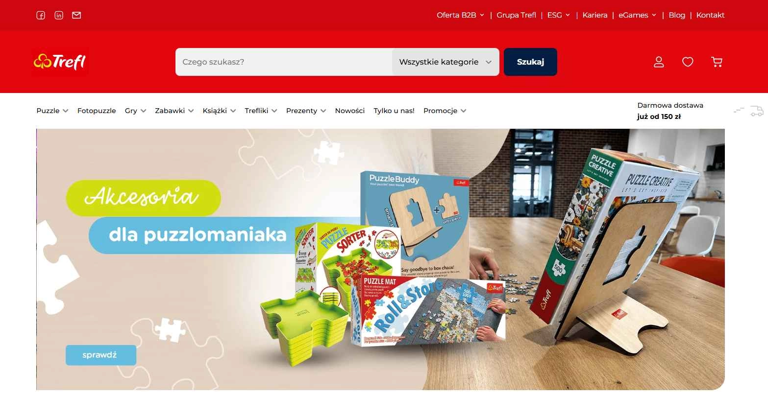 Strona internetowa sklepu