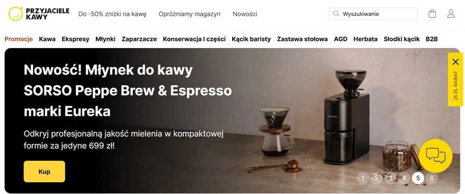 Strona internetowa sklepu