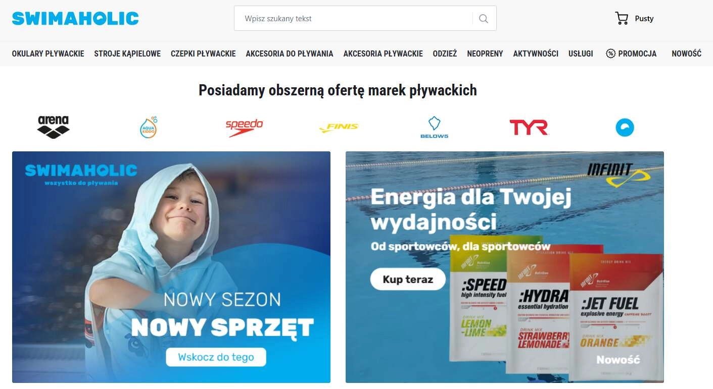 Strona internetowa sklepu