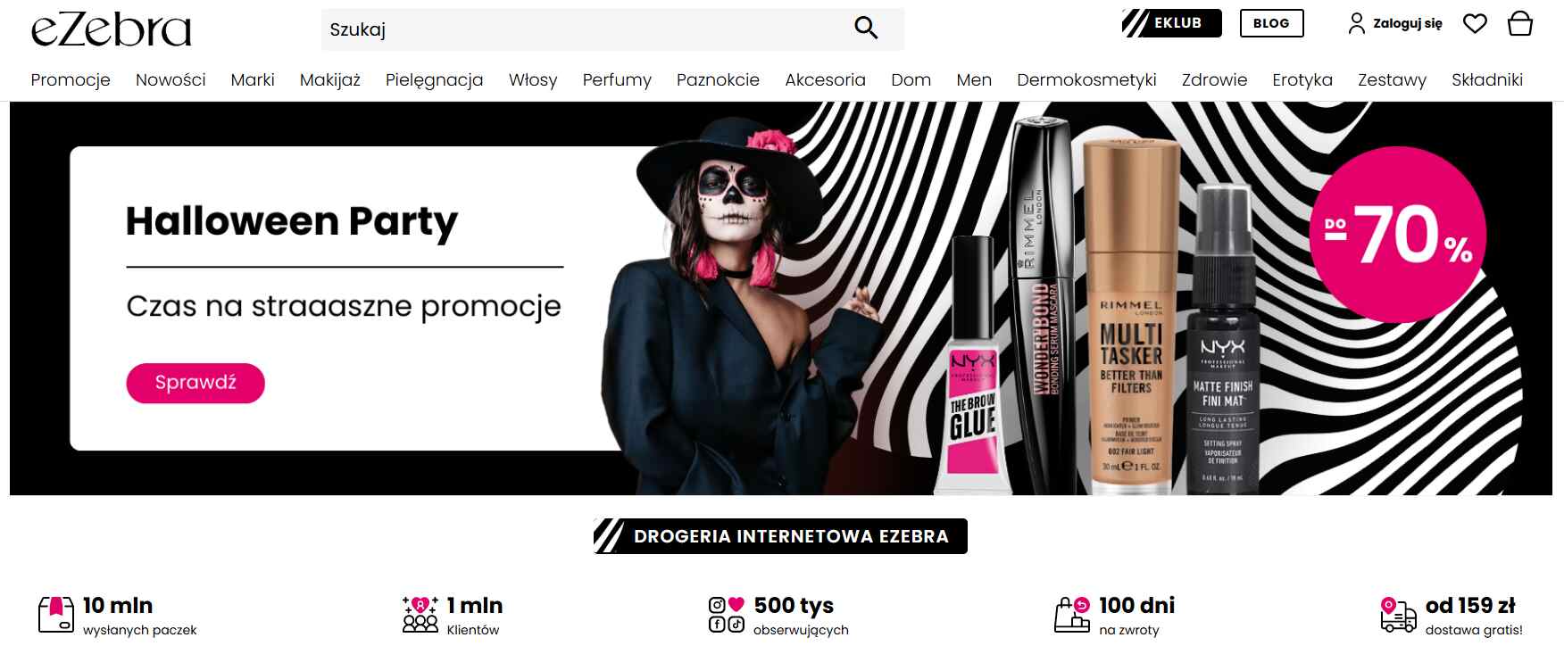 eZebra - strona internetowa sklepu