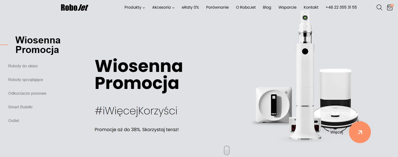 Robojet - strona internetowa sklepu