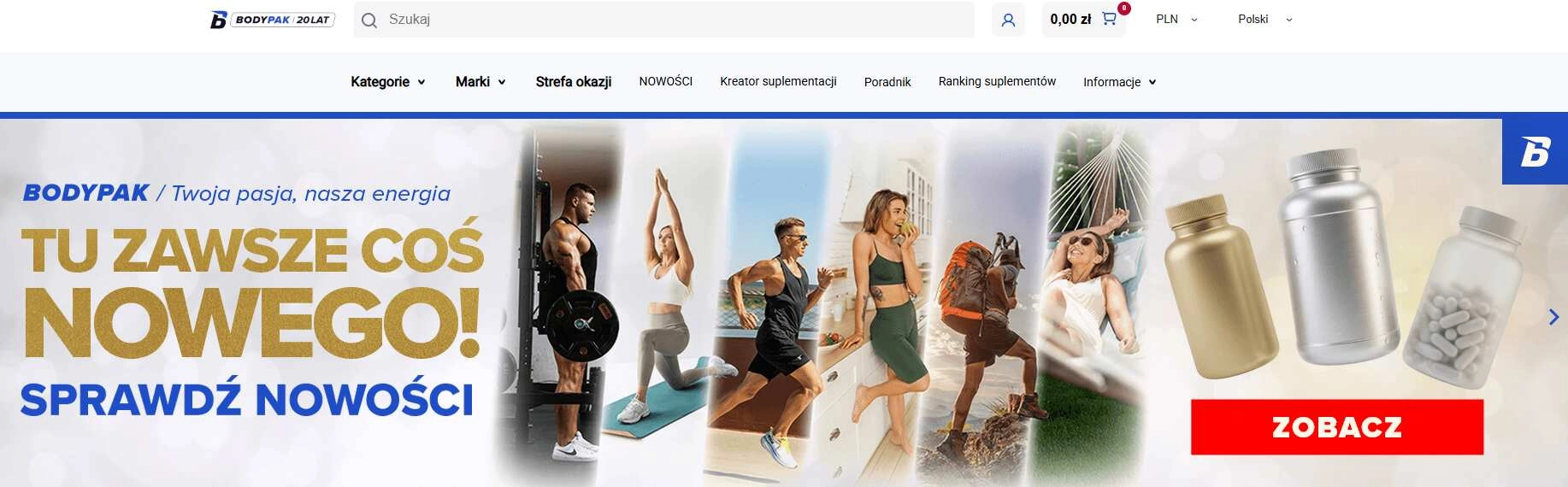 Strona internetowa sklepu