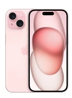 Najnowszy model telefonu w różowej obudowie pionowo