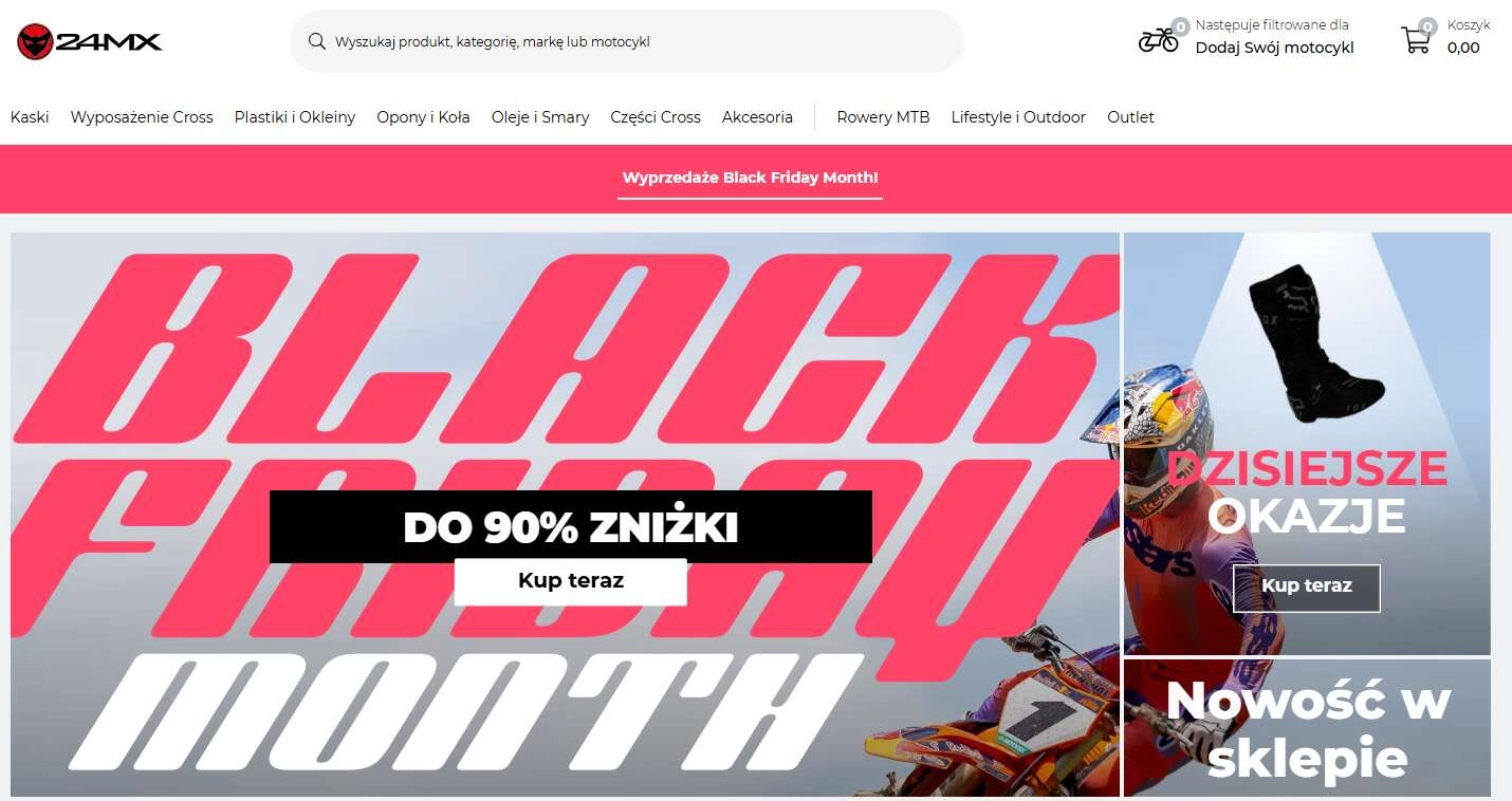 Strona internetowa sklepu