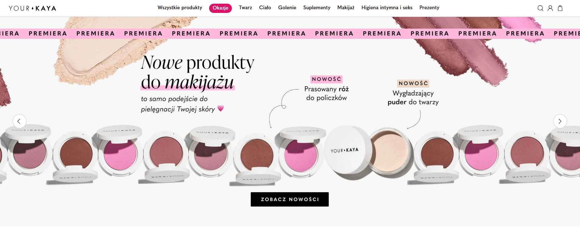 Strona internetowa sklepu