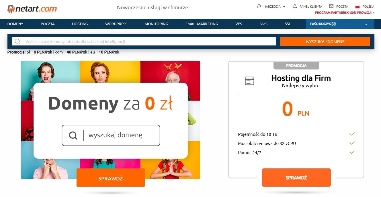 Strona internetowa sklepu