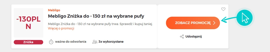 Jak używać promocji Mebligo