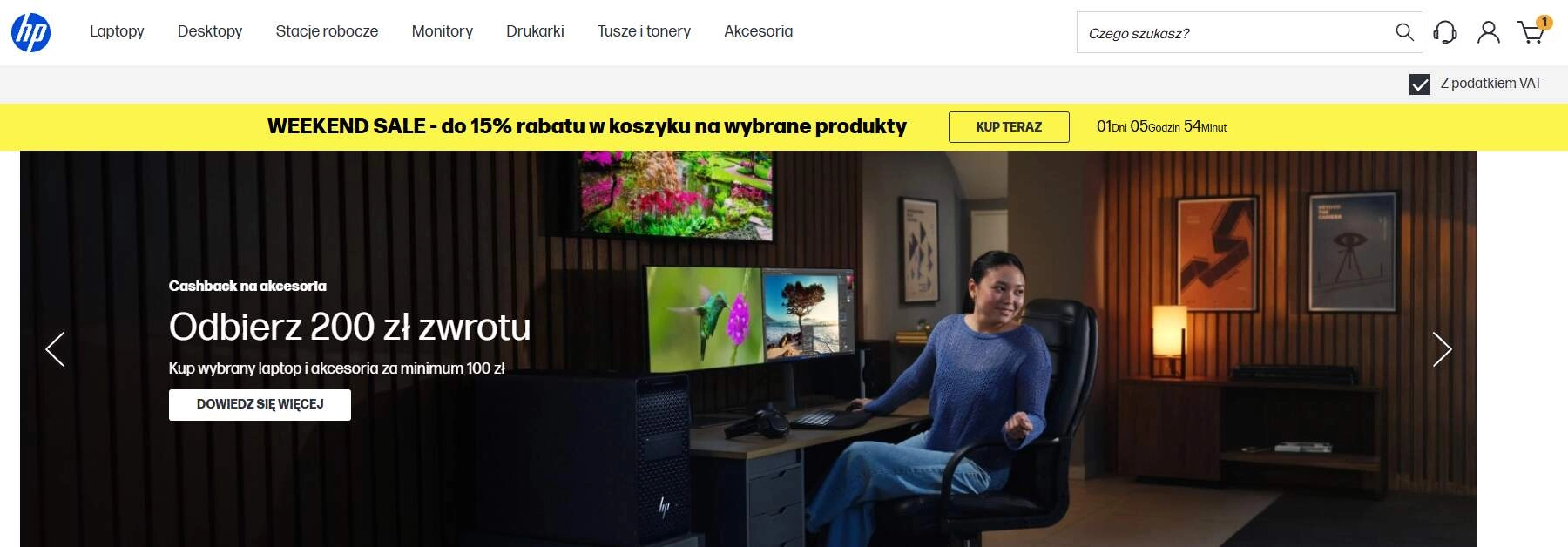 Strona internetowa sklepu
