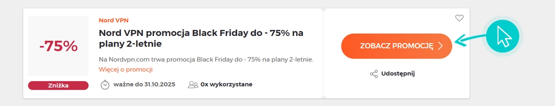 Jak używać promocji Nord VPN