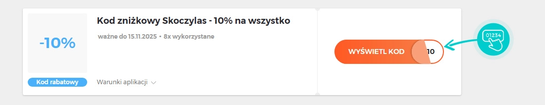 Przykład kodu rabatowego dla Skoczylas