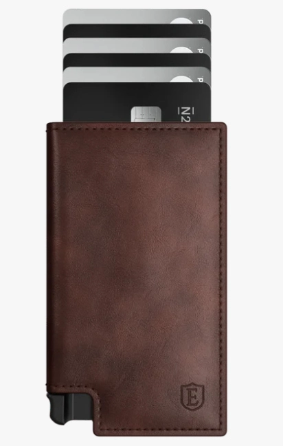 Skórzany portfel na karty kredytowe