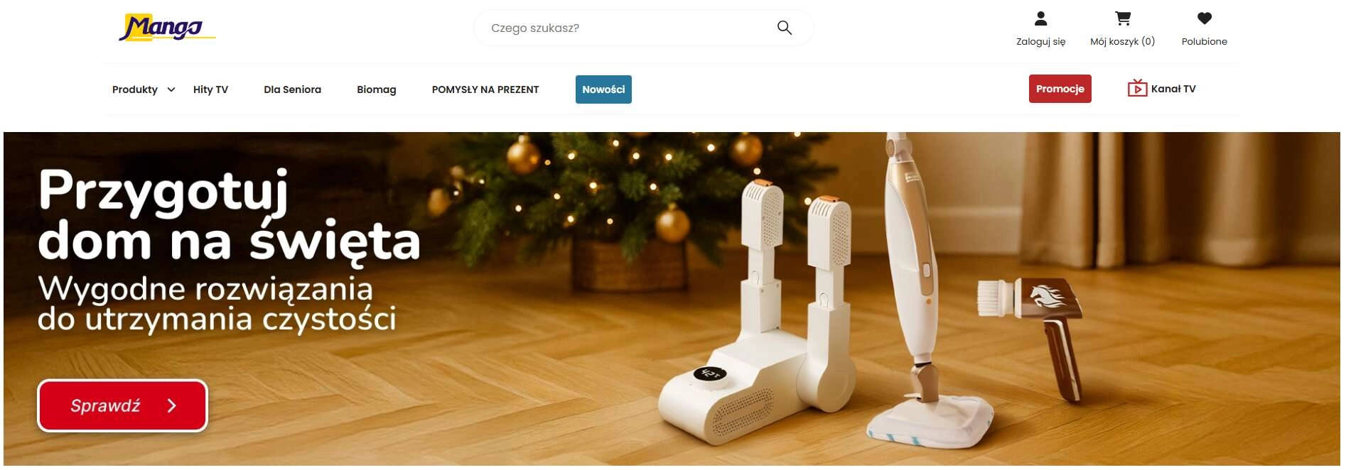 Strona internetowa sklepu