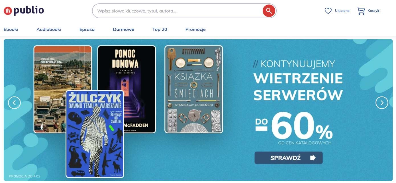 Strona internetowa sklepu