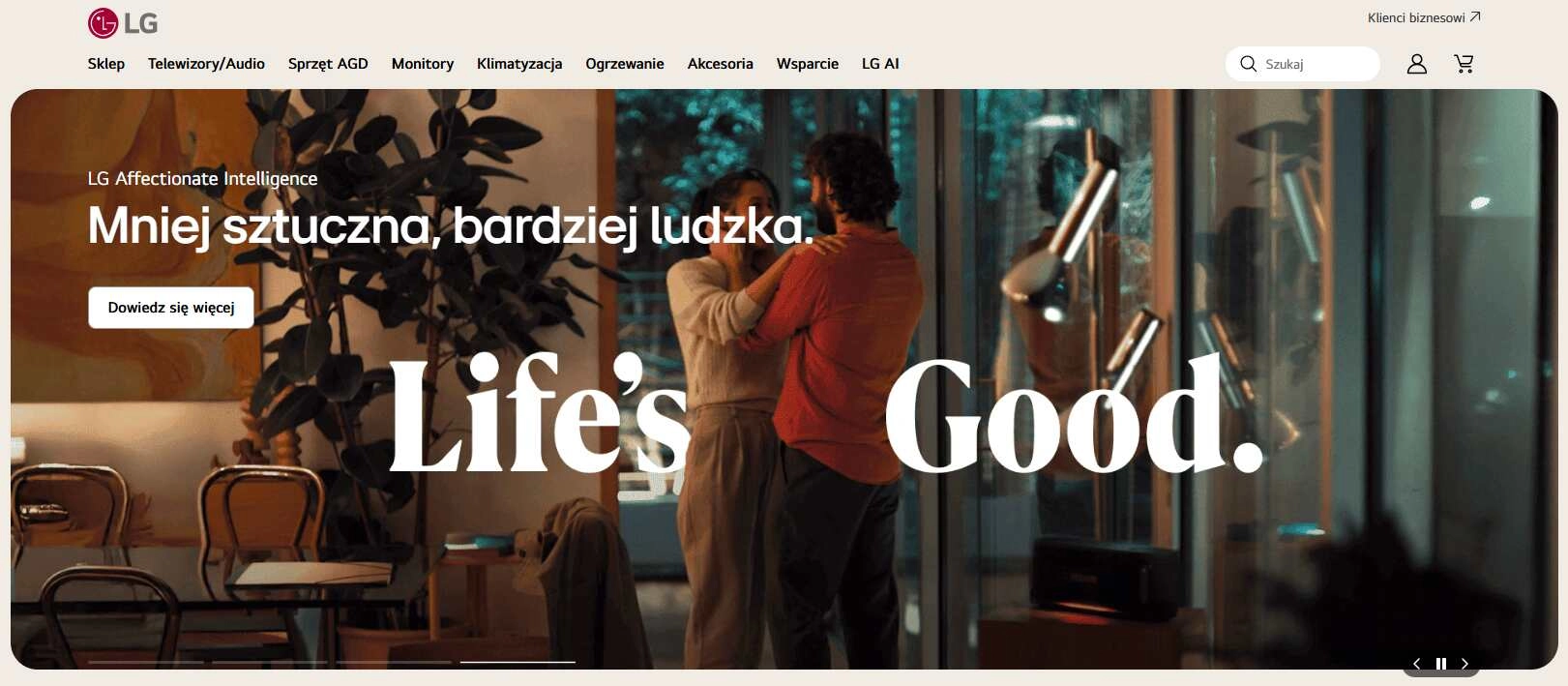 Strona internetowa sklepu