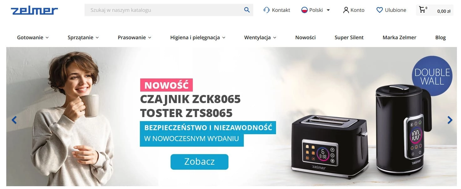 Strona internetowa sklepu