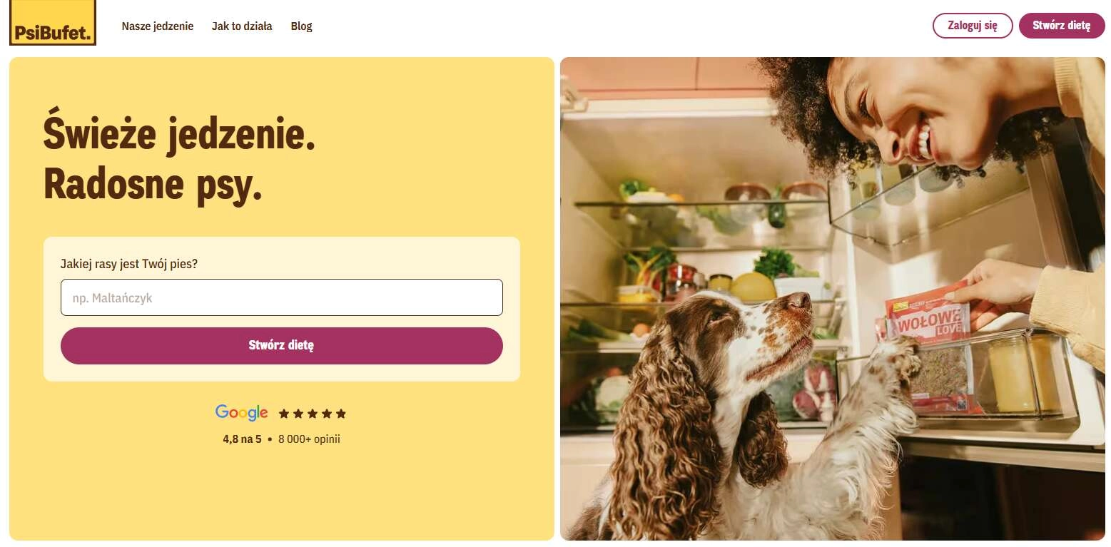Strona internetowa cateringu