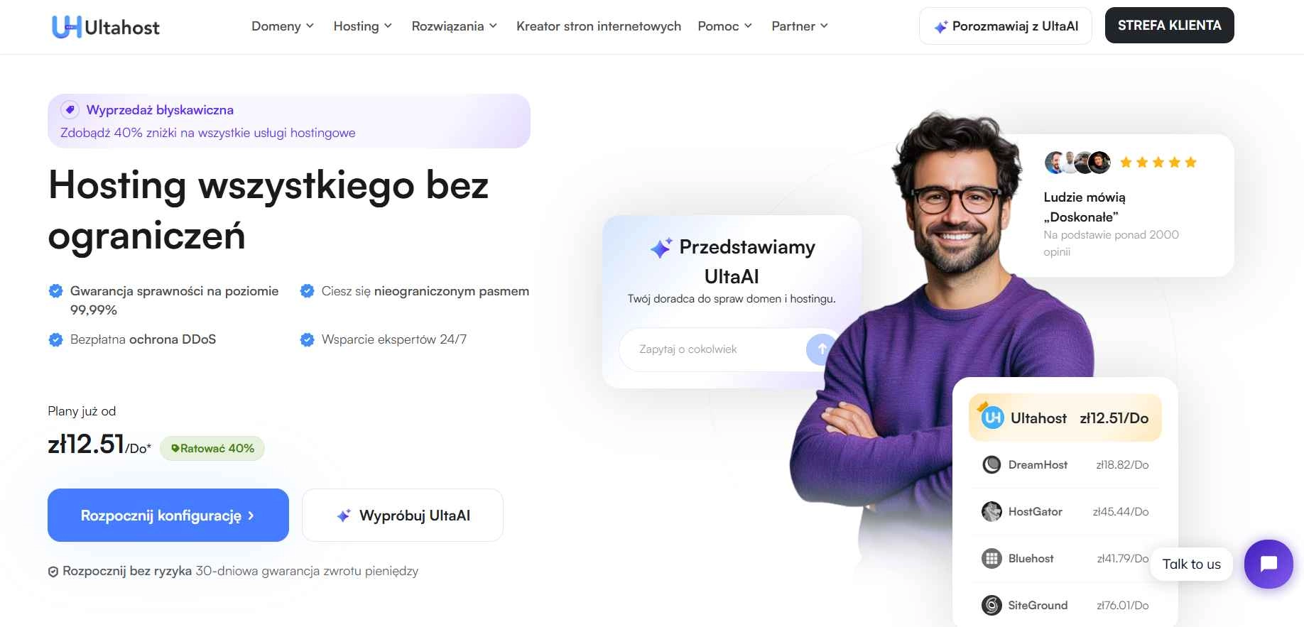 Strona internetowa sklepu
