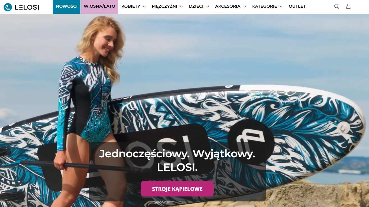 Strona internetowa sklepu