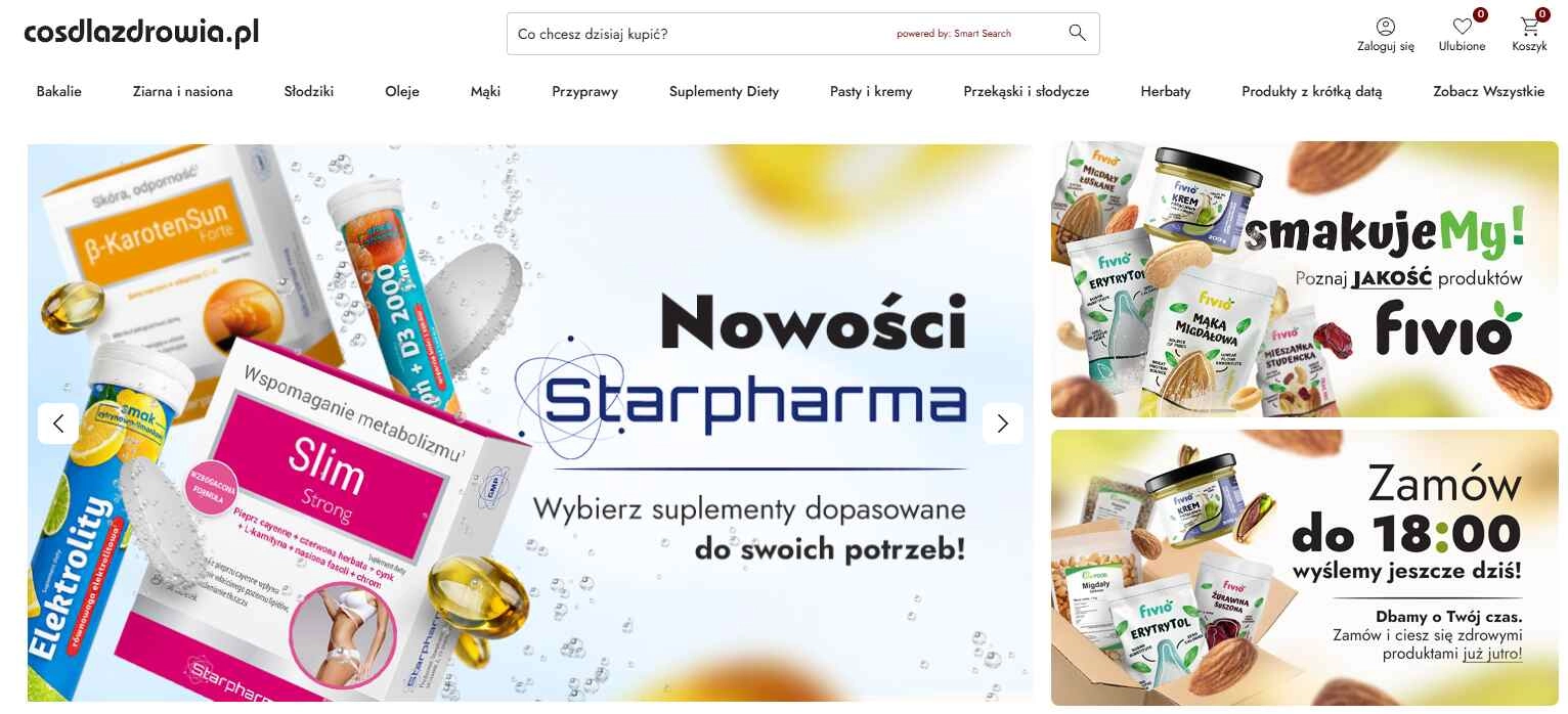 Strona internetowa sklepu