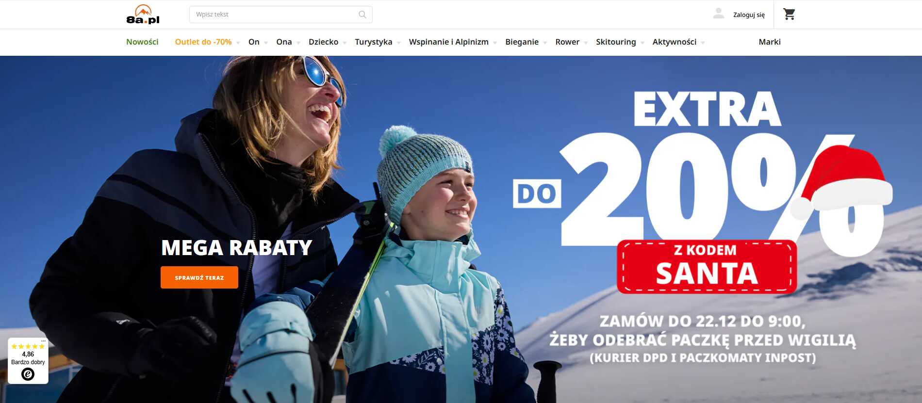 8a - strona internetowa sklepu