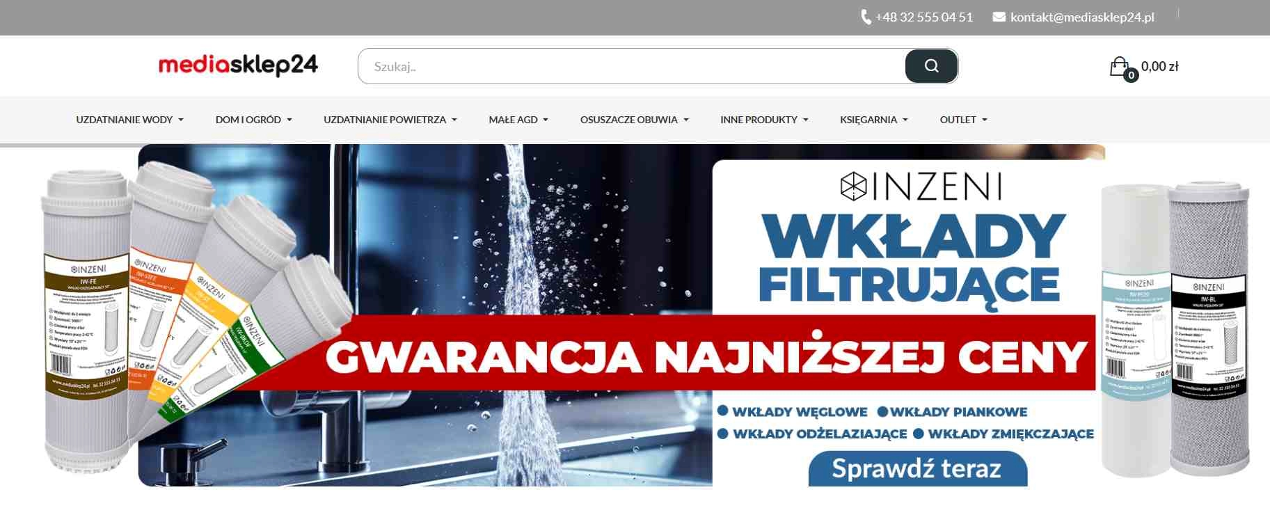 Strona internetowa sklepu