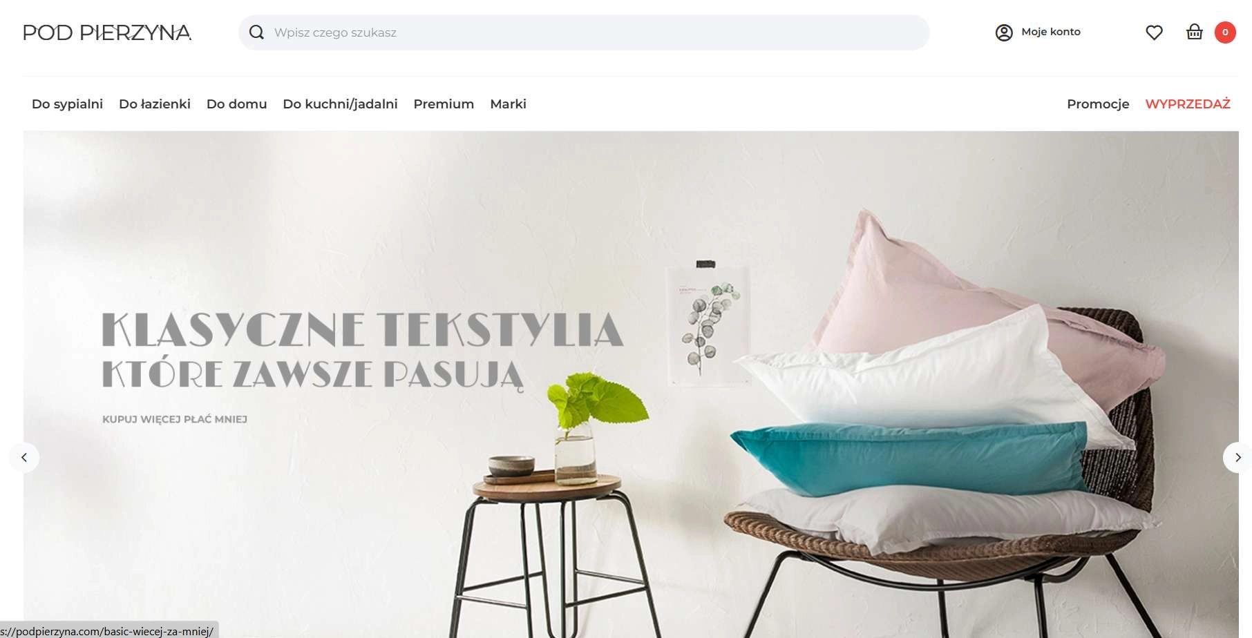 Strona internetowa sklepu