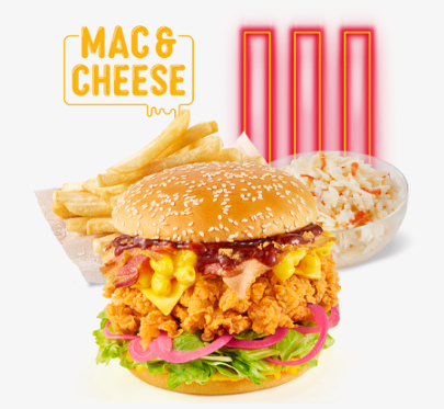 KFC - zestaw Mac cheese
