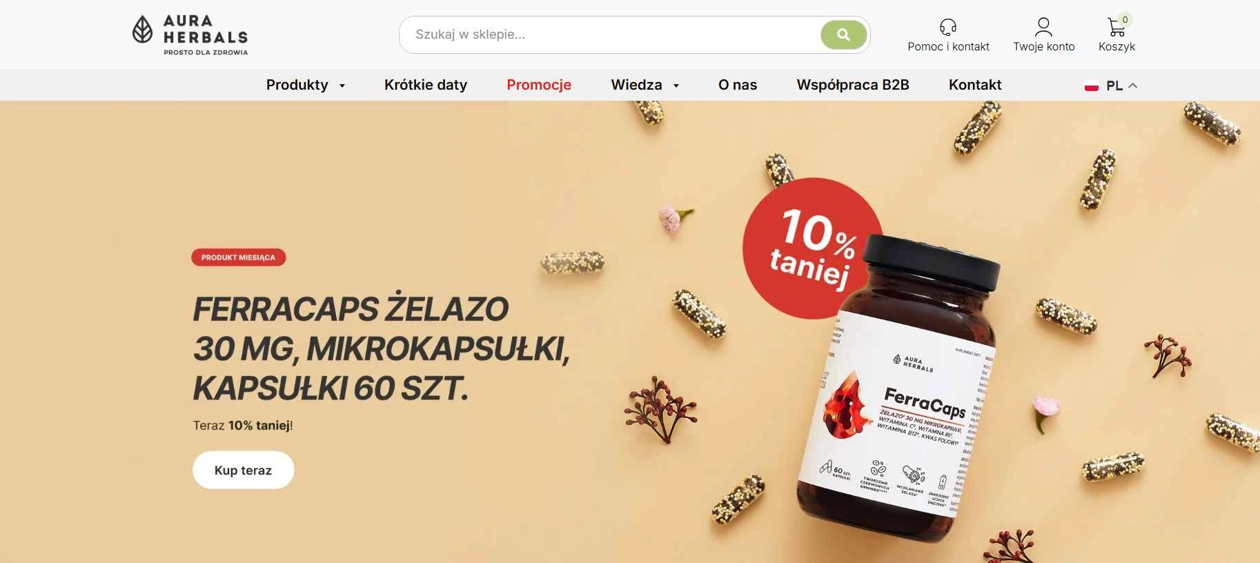strona internetowa sklepu