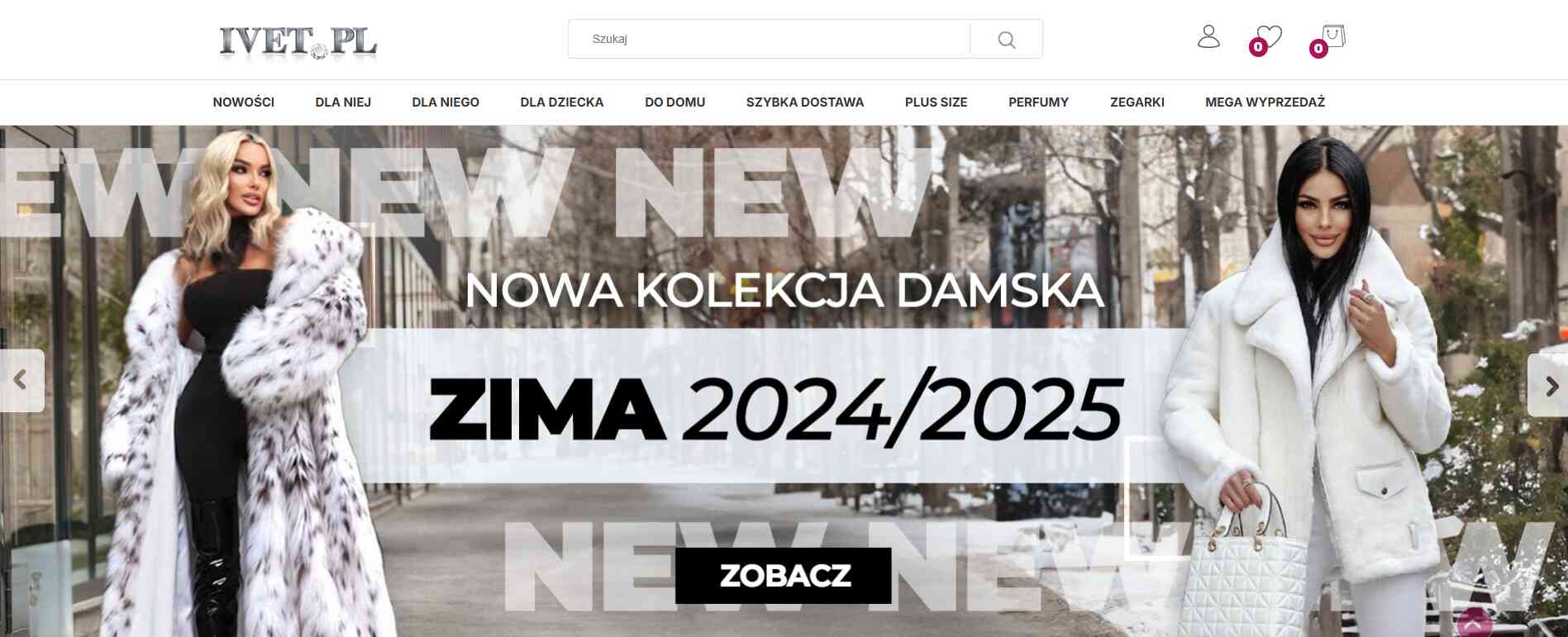 Ivet - strona internetowa sklepu