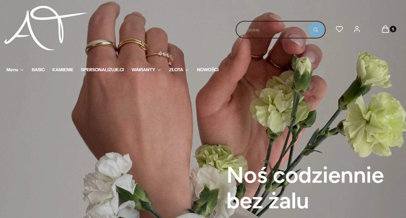 Strona internetowa sklepu