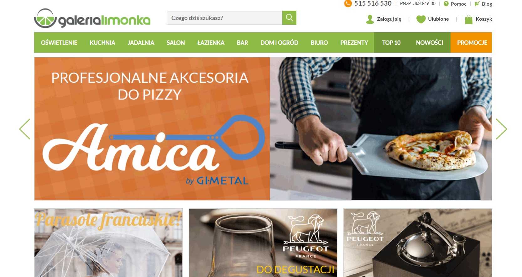eshop galeria limonka