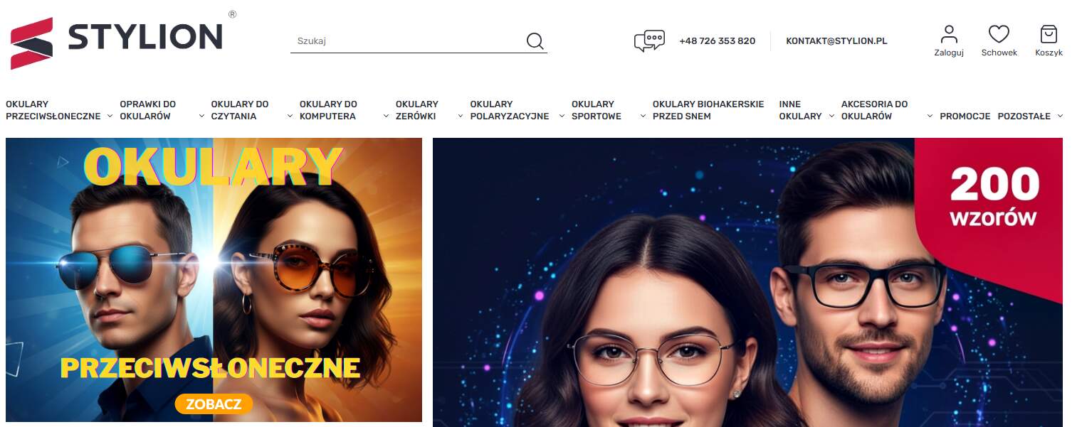 Strona internetowa sklepu