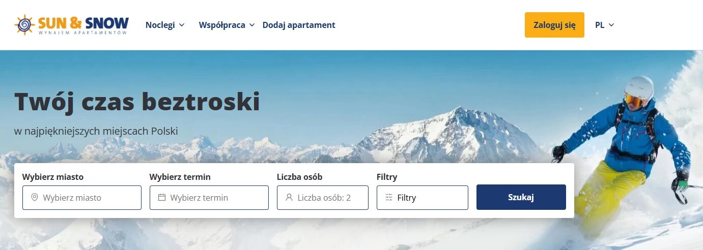 Strona internetowa sklepu