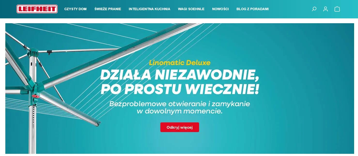 Strona internetowa sklepu