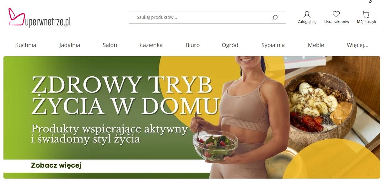 Strona internetowa sklepu