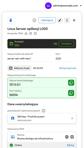 Keeper Security - konto klienta