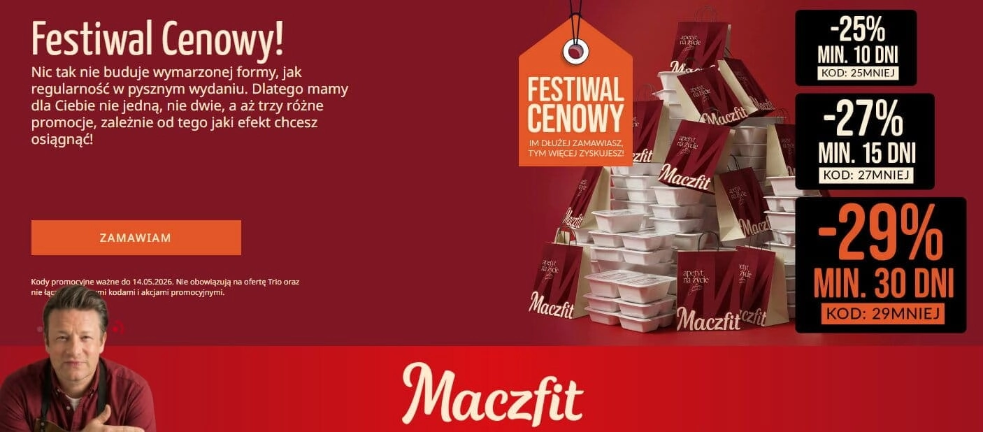 Baner z aktualnymi ofertami sklepu