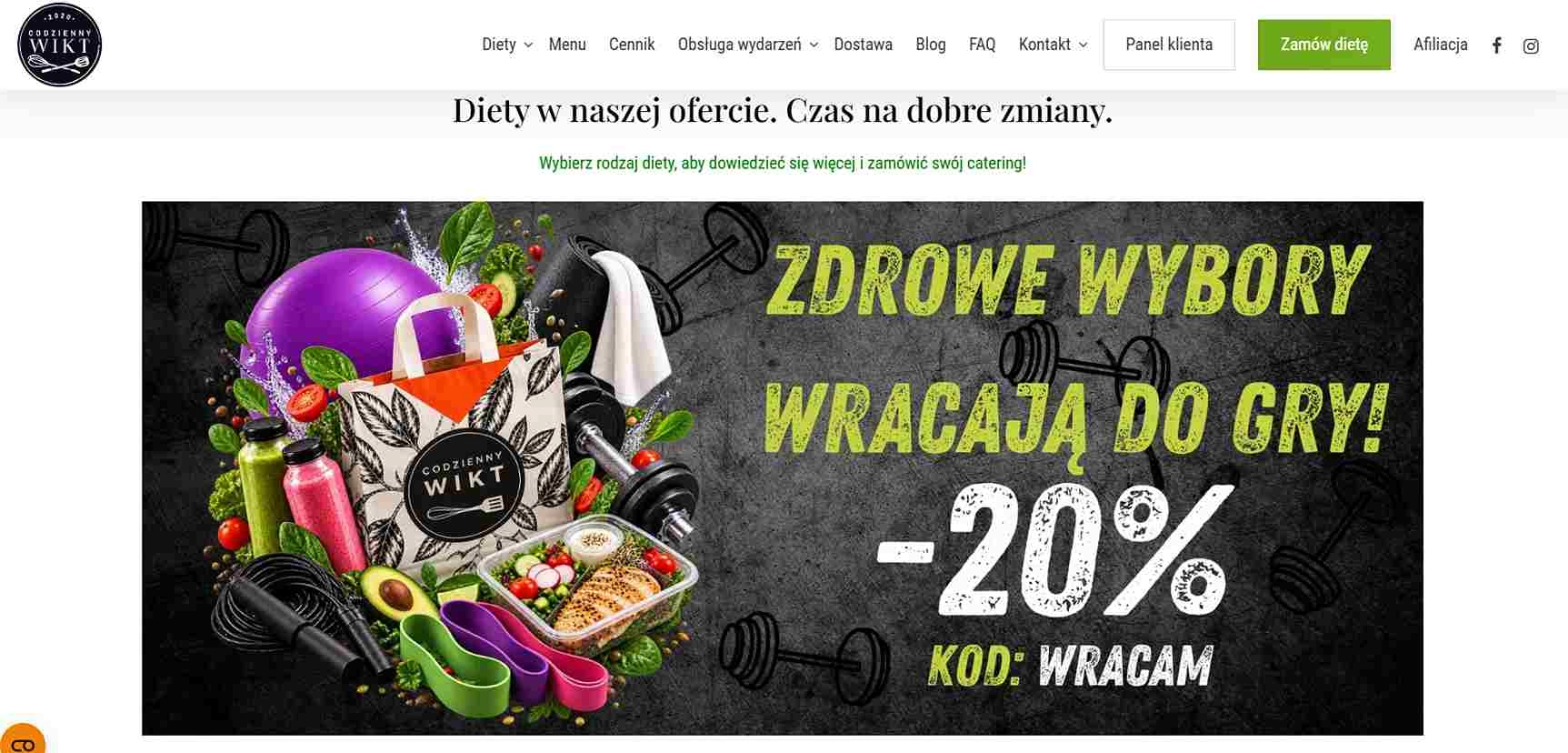Wikt codzienny - strona internetowa sklepu