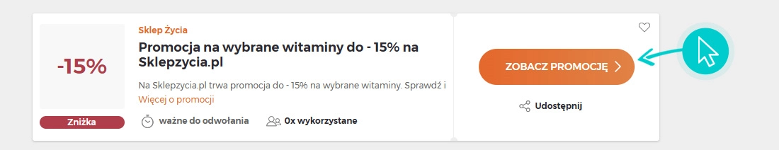 Jak używać promocji Sklep Życia