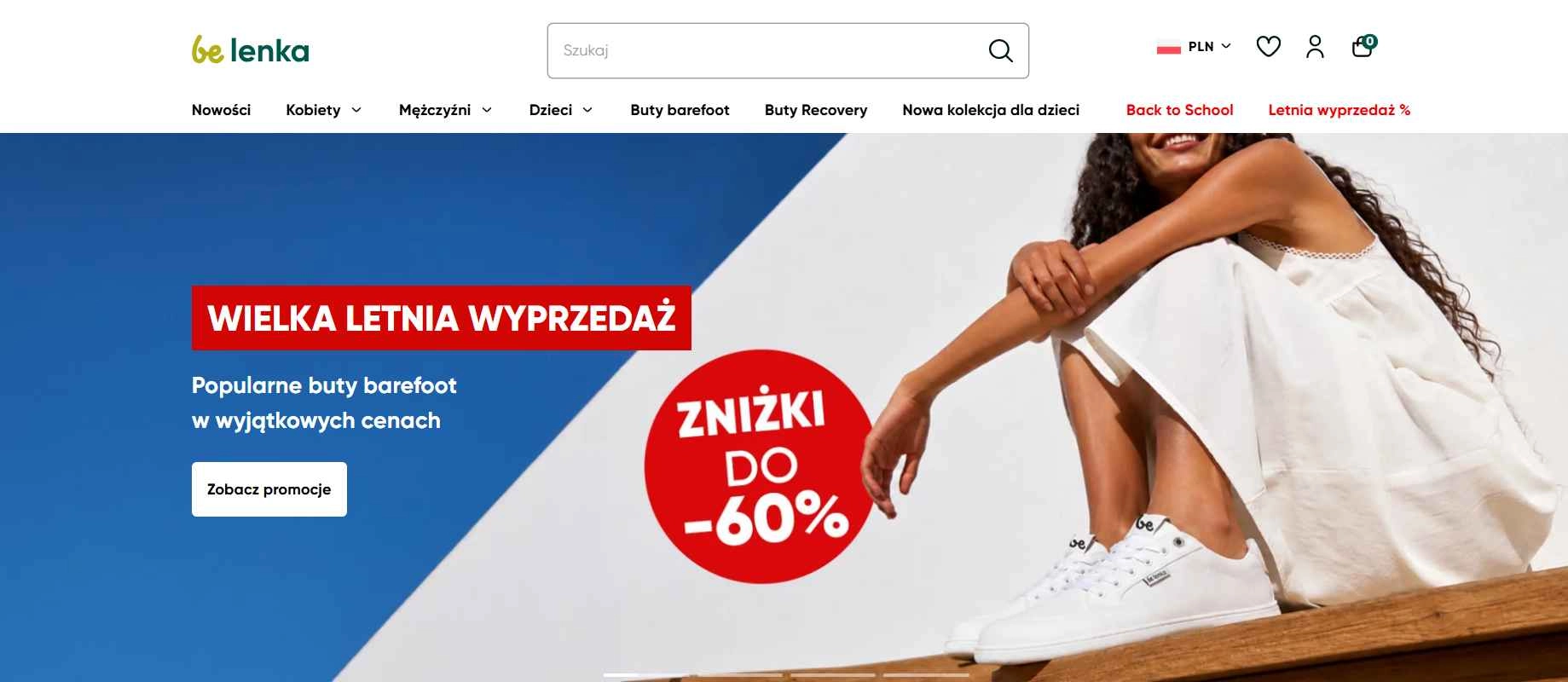 Strona internetowa sklepu